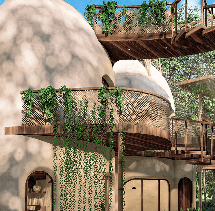 Render de bóveda residencial en Lula Sanctuary
